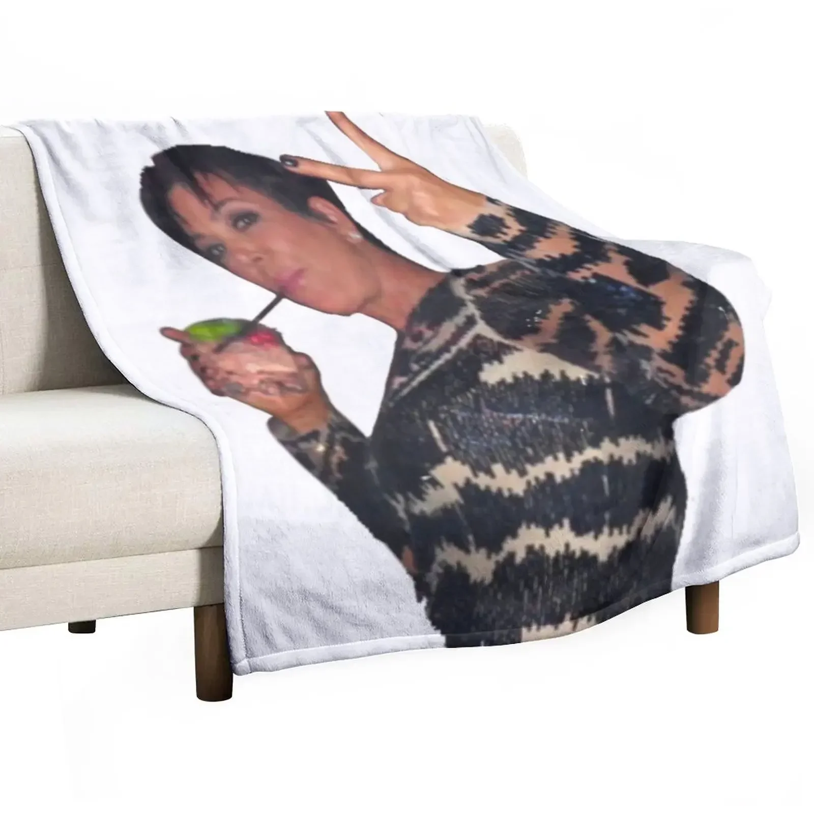 

Peace Sign Kris Throw Blanket Loose Camping Cute Blankets