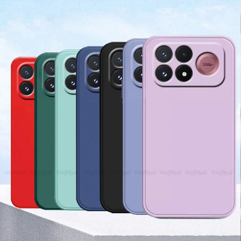 Shockproof Liquid Silicone Back Bumper Case Cover - Soft TPU Protective Cover