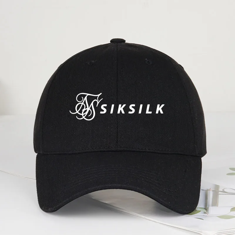 MLFO “SIKSILK” 프린트 소프트탑 야구 모자 가볍고 통기성이 좋으며 조절 가능한 유니섹스 일상복 패션 아이템