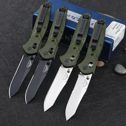 Novo benchmade osborne faca dobrável ao ar livre auto defesa campo sobrevivência facas multifuncionais