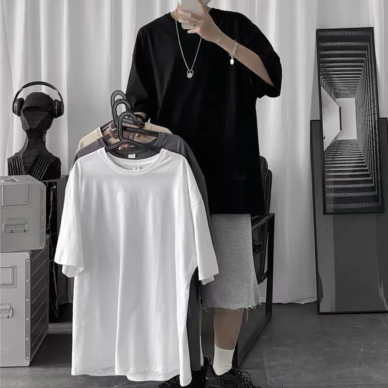 Herren-T-Shirts mit Rundhalsausschnitt – Freizeitkleidung für den Sommer