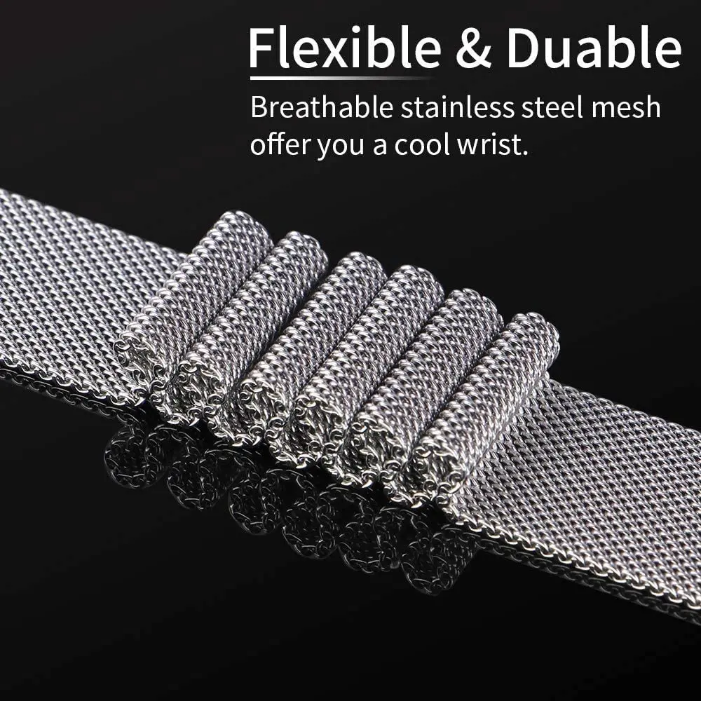 Magnetic Milanese Metal Strap - Comfortable Watch Bracelet