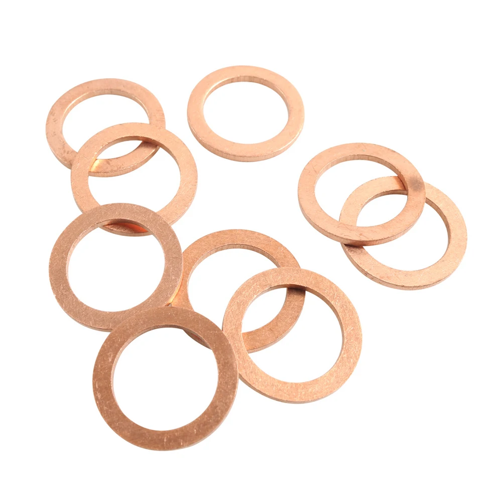 Oil Drain Plug Gasket Oil Drain Plug Seal Washer Sealing Washers 100pcs Oil Drain Plug Crush Washers 007603014106 for Mercedes-Benz A220 -