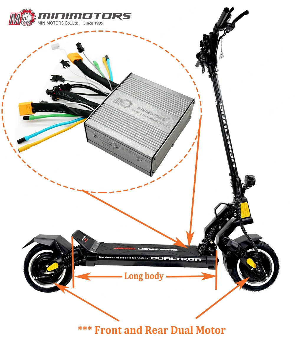 듀얼트론 미니 스페셜 롱 바디 듀얼 모터, 공식 듀얼트론 전기 스쿠터용 컨트롤러 세트, 2 인 1, 52V, 25A -  AliExpress