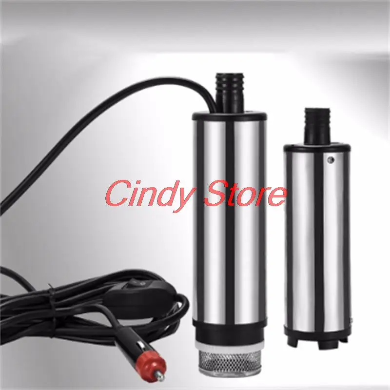 Dc 12V 12L/Min 38/51Mm Pompa Sommergibile Elettrica Per Pompaggio Olio Diesel Acqua Pompa Di Trasferimento Carburante Pompa Di Aspirazione Olio, 12 24