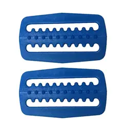 Scuba Diving Gear Retainer Clip (Blue 2PC)