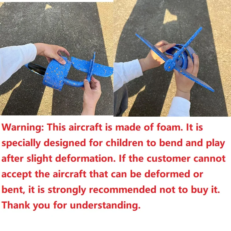Avion RC en mousse pour enfants - 6 couleurs, volant facile