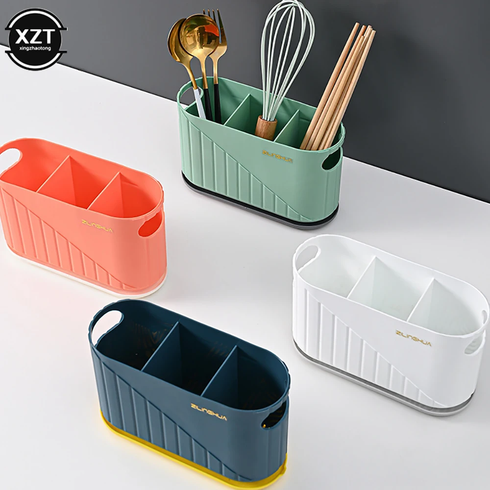 1PCS Simple Fashion Kitchen Storage Rack Fork Chopsticks Spoon Organizer Bracket Multifunction Kitchen Cutlery Drainer Holder 6
