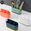 1PCS Simple Fashion Kitchen Storage Rack Fork Chopsticks Spoon Organizer Bracket Multifunction Kitchen Cutlery Drainer Holder 6