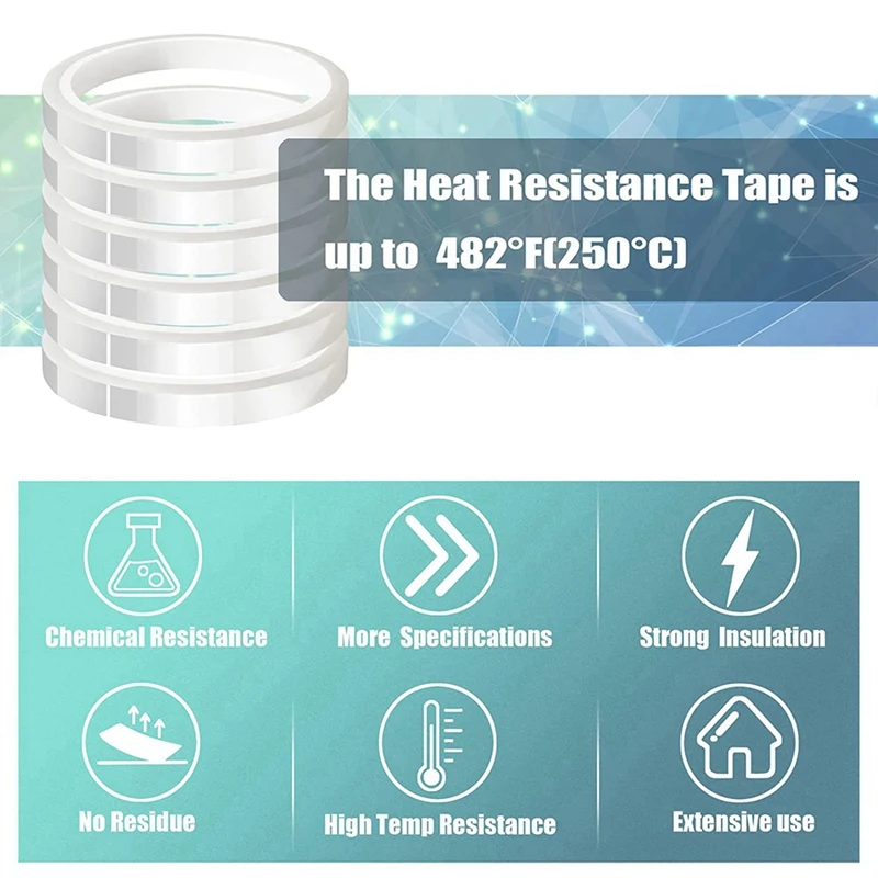 108ft Heat Tape,Heat Resistant Tape,Heat Transfer Tape,Thermal