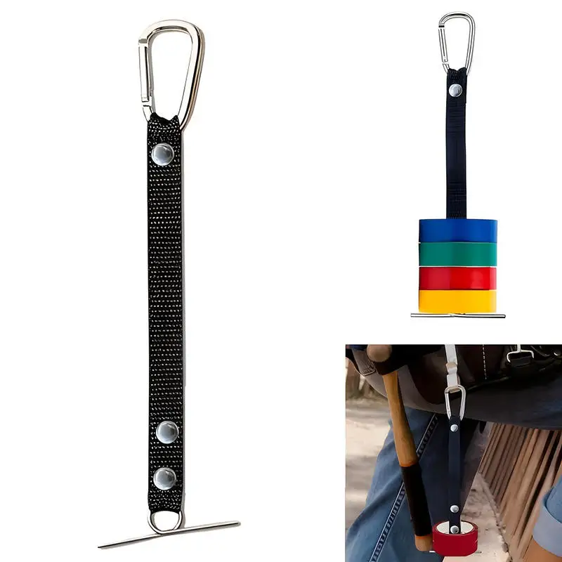 Elektrische Band Halter Band Tanga Mit Trigger Karabinerhaken Für Werkzeug Gürtel Werkzeug Tasche Werkzeug Tasche Werkzeug Rucksack Einstellbare Werkzeug Gürtel – Detail 4