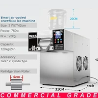 Machine à glace pilée numérique 1200W, 4 saveurs, pour glace au lait, équipement commercial de fabrication de blocs de glace pilée 2