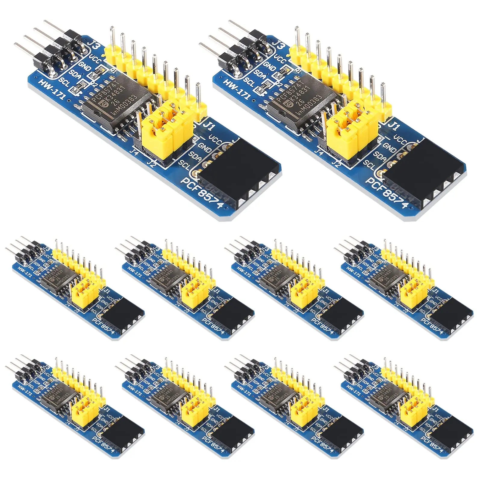 10 Pz Pcf8574 Io Scheda Di Espansione I/O Expander I2C-Bus Modulo Di Sviluppo Di Valutazione Per Arduino Per Raspberry Pi