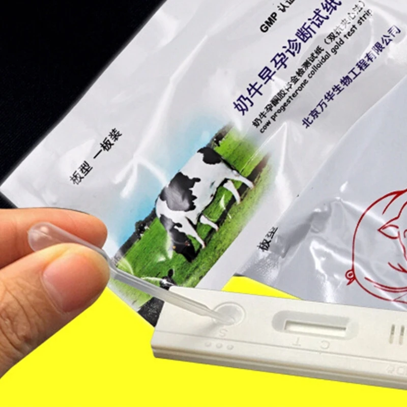 Early Pregnancy Test Strip for Pig Cattle Livestock Farming Supplies Safety Pregnancy Test for Veterinary F1FB