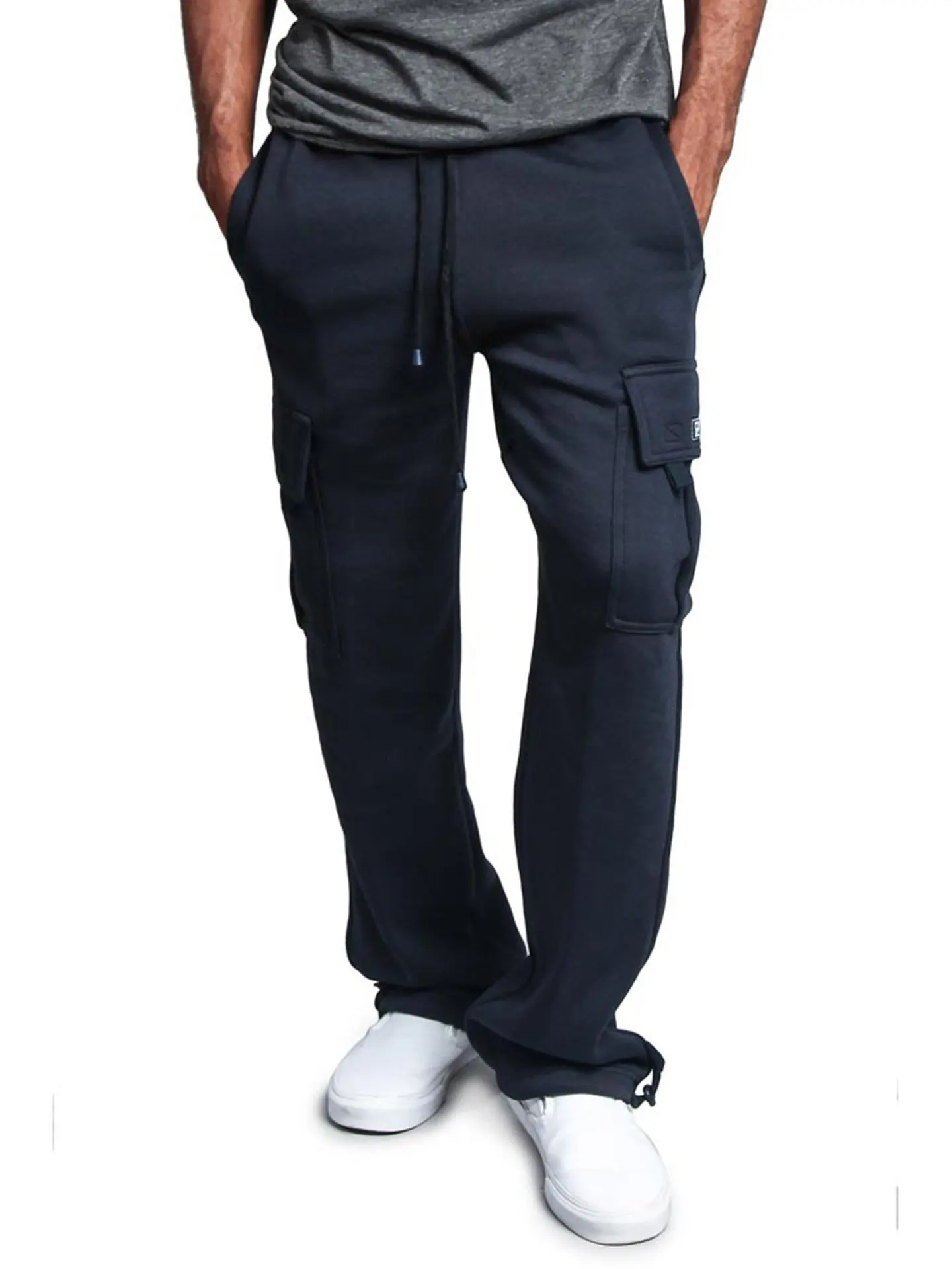 

Men's Cargo Pants Mens Casual Multi Pockets Military Large Size Tactical Pants Men Outwear Army Straight Winter Pants Trousers