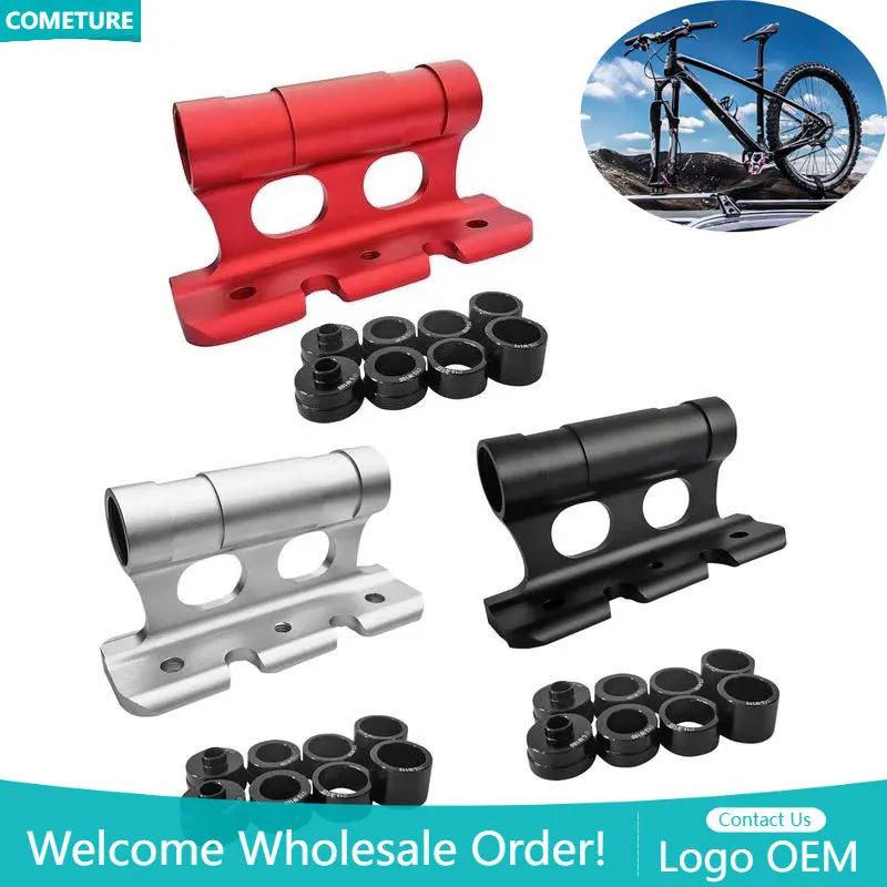 

Bike Fork Mount Aluminum Alloy Fixed Bicycle Supply Car Racks MTB Road Bike Roof Bracket Trucks Car Roof Bicycle Fork Mount