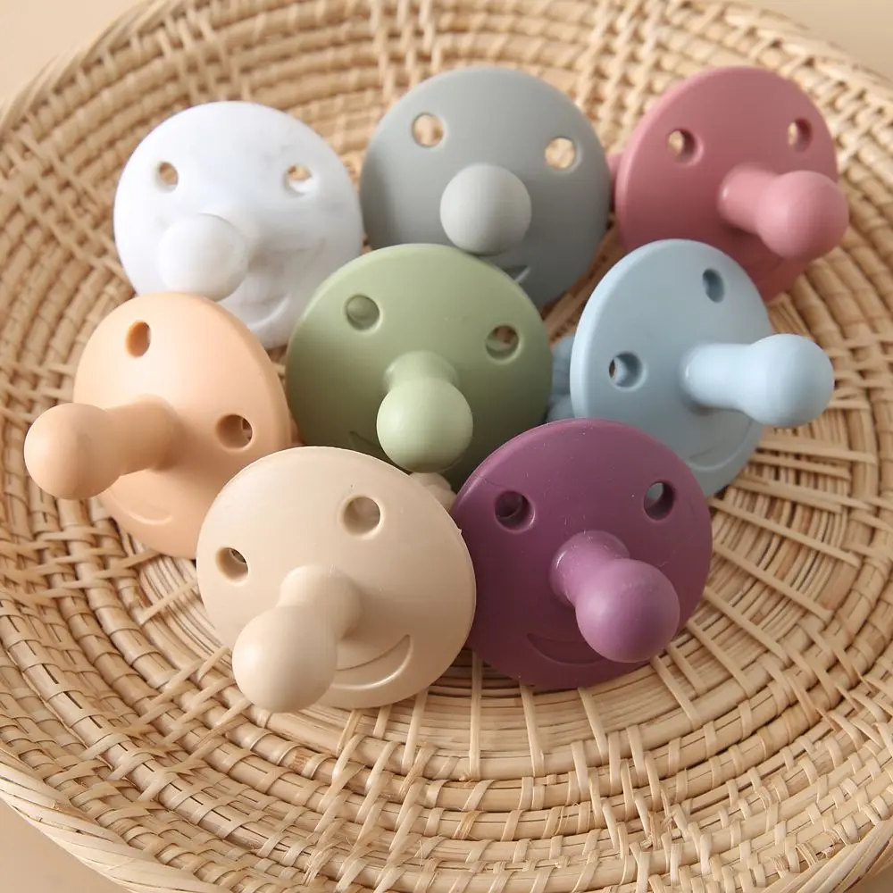 

1 Pcs Soft Silicone Soothing Baby Pacifier Portable Newborn Boys Girls Sleep Soothie Bite Nipple Nursing Teether Infant Supplies