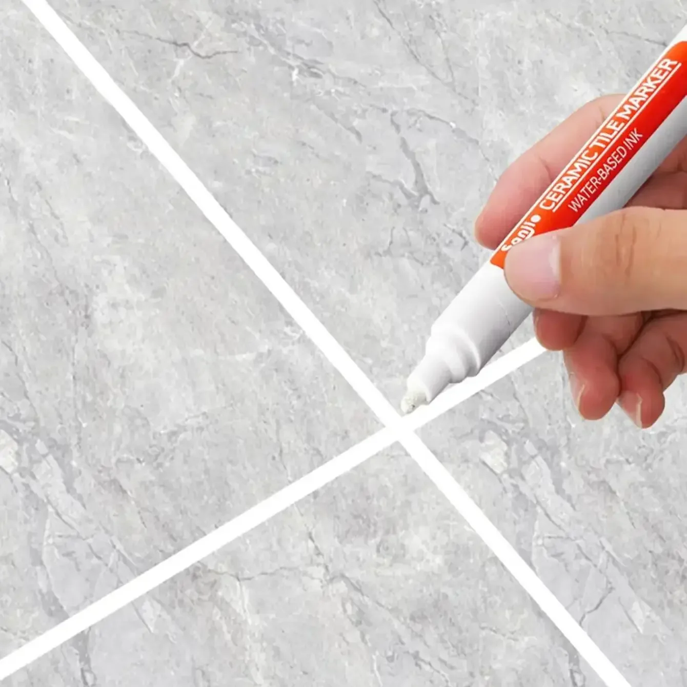 Ceramic tile bathroom wall floor tile gap color repair anti-mildew waterproof whiteboard color repair pen 1PC tile repair pen