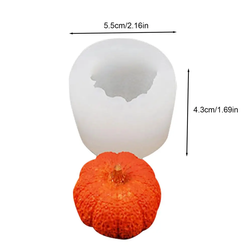 Description Picture 3 of itemFall Candle Molds 3D Pumpkin Maple Leaves Cookie Molds Candle Making Kit Fall Decor Making Accessories for Crafting Baking