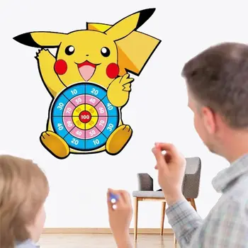 Pokemon Pikachu Dart Board Game for Kids – Sticky Ball Party Toy 1