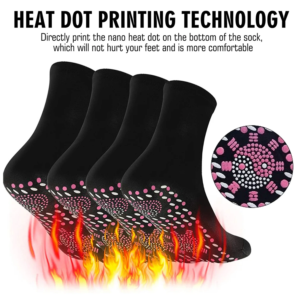 Cotton Self Heating Massage Socks for Winter Outdoor Activities