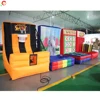 4 in 1 Inflatable Carnival Game Toys Basketball Ring Toss Tic Tac Connect Sport Structure for Christmas Rental Inflatable Toys 2