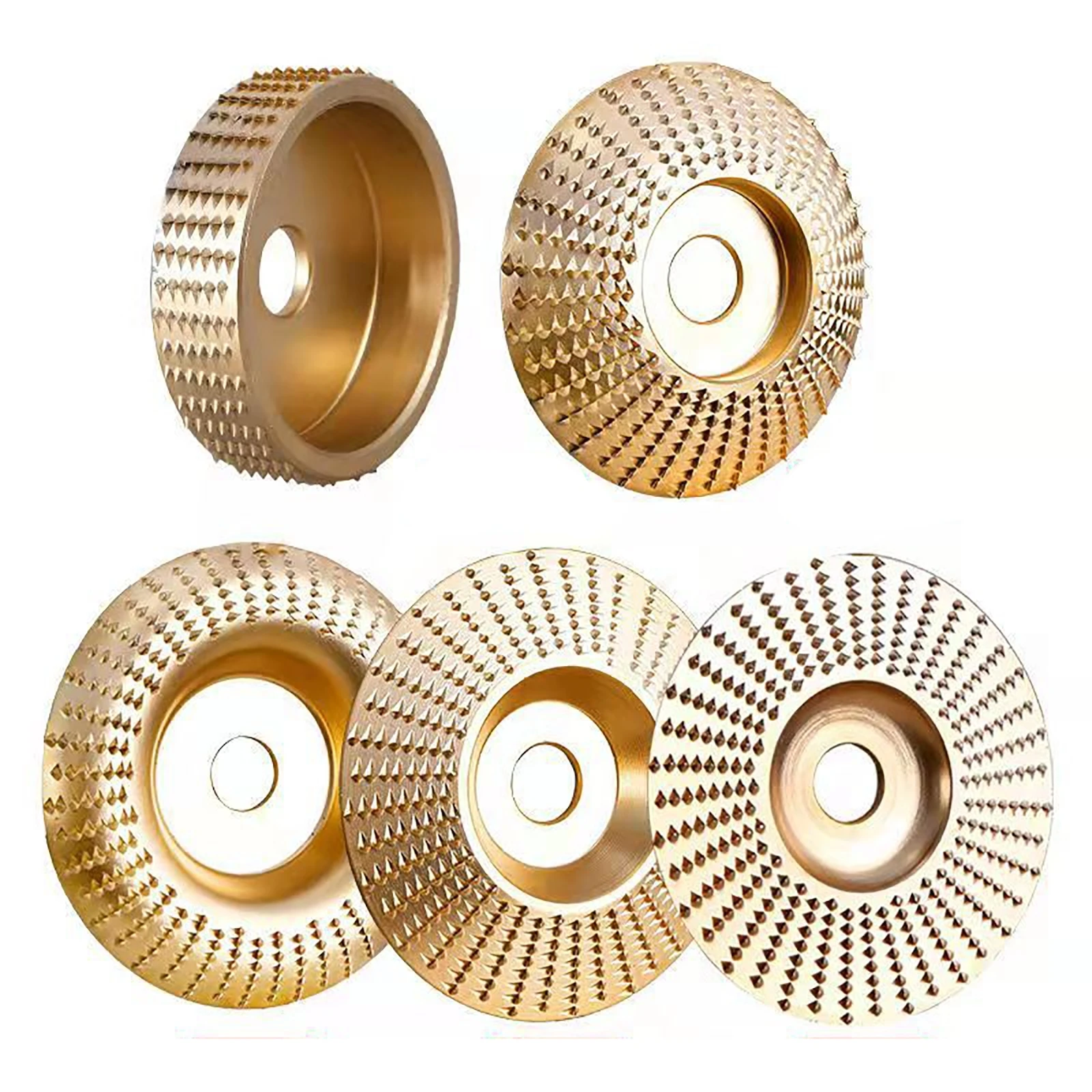 thumbnail image 1 of 5 unids/set disco de molienda angular para carpintería, lijado moldeador, disco espolón, herramienta rotativa de grabado, herramientas de disco abrasivo para amoladora angular, 1 of 5