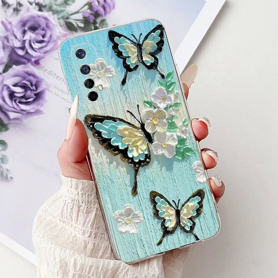 Cute Cat Luxury Painted Soft Silicone Phone Case Cover