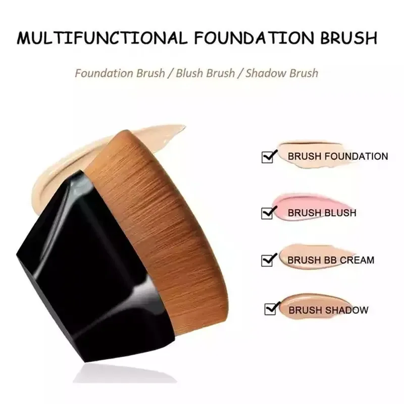 New Magic Beauty Makeup Brush Liquid Foundation Bb Cream No Trace Soft Fiber Hair Easy To Carry Girls Beauty Tools