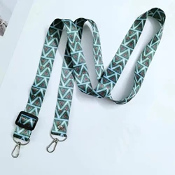Adjustable Crossbody Phone Lanyard with Double Buckle and Colorful Strap (Other)