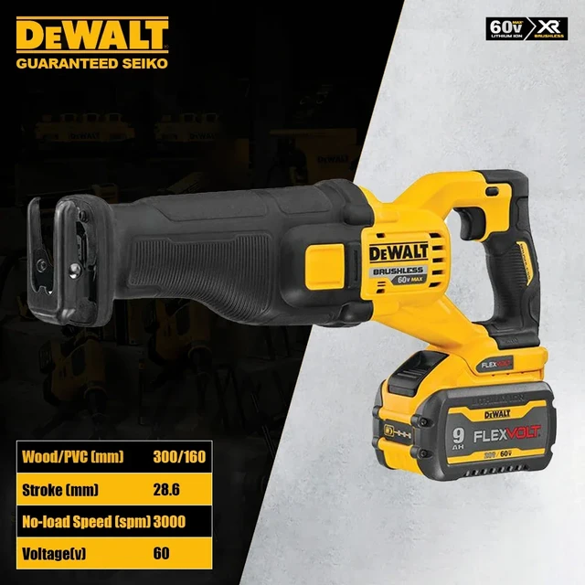 DeWalt 54V FlexVolt Reciprocating Saw