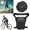 Large Capacity Cycling Drop Leg Bag PU Leather Zipper Multi-Function Fanny Pack Breathable Durable Travel Chest Bag Men 5