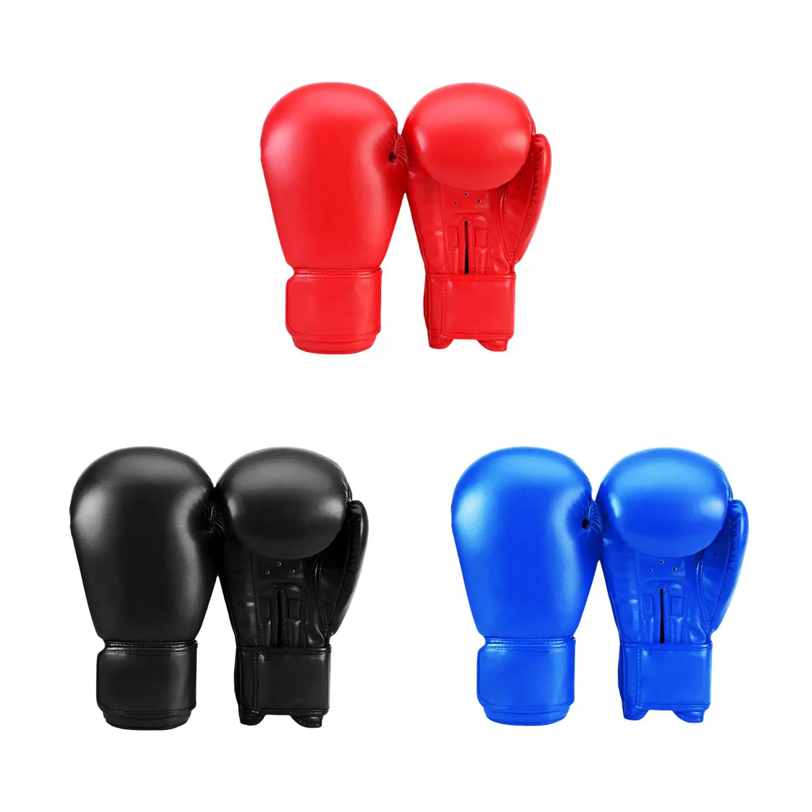 Adult Boxing Gloves Ventilation PU Leather Punching Bag Focus Mitts for Taekwondo Sparring Fitness Muay Thai Fighting Sports