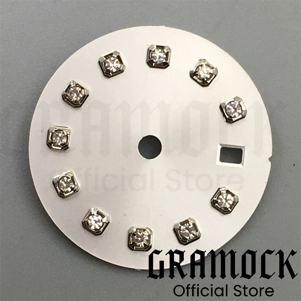 Multicolor Sunburst Gradient Watch Dial with Diamond Markers and Date Window for Automatic Women's Watch