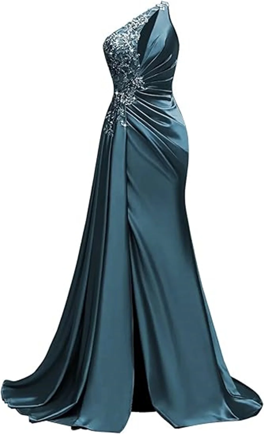 Satén Vestidos De Seda Fria Para Fiestas Dress Vestido Largo Manga