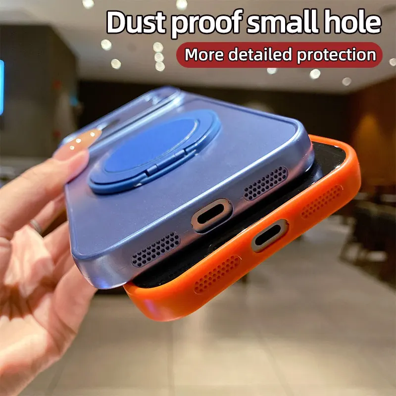 Luxury Shockproof Back Bumper Soft Phone Case with Bracket