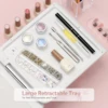 63LEDS Uv Led Lamp for Nails Press on Nail Lamp with Arm Rest Lamp for Manicure 5 Timers Gel Polish Drying Lamp Nail Salon Tools 6