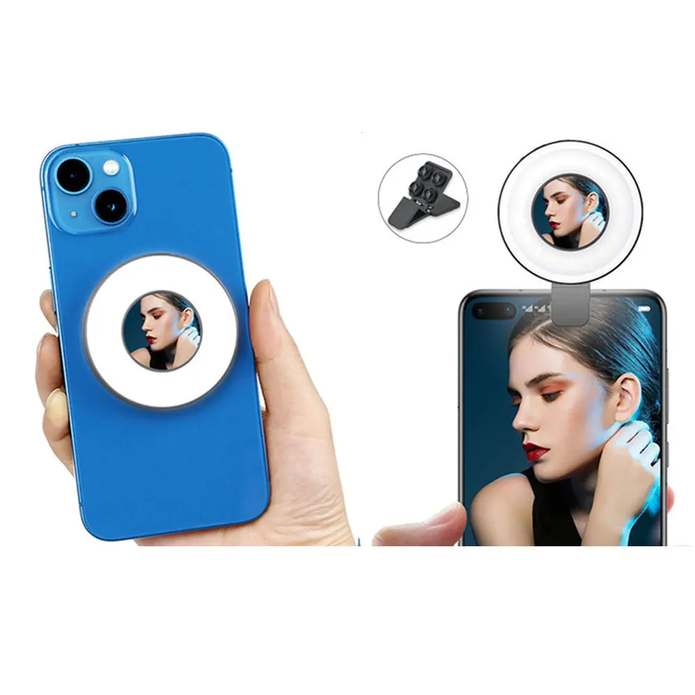 Nuovo Telefono Cellulare Magnetico Selfie Light Led Ring Fill Light Per Magsafe Iphone 12 13 14 Series Android Phone Light Ricaricabile