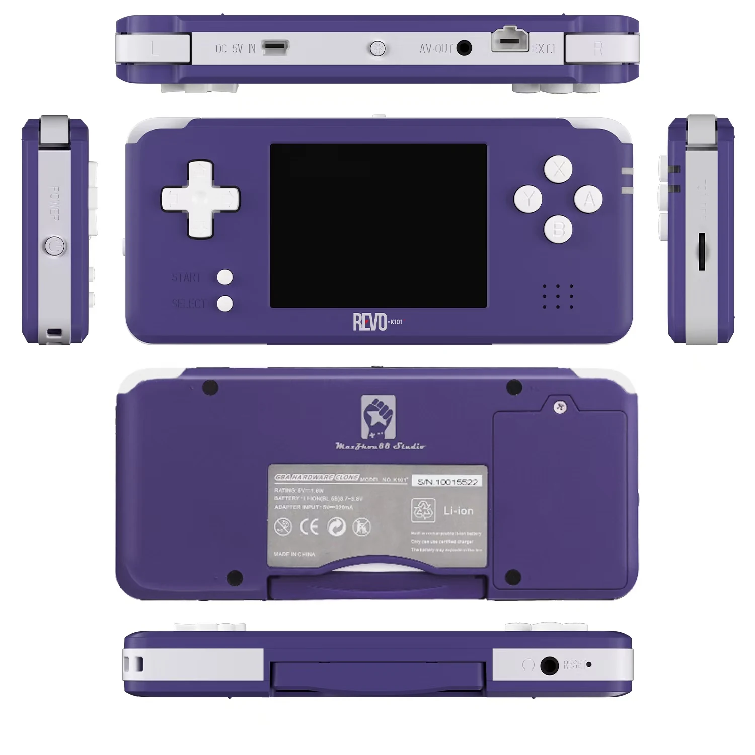 2024 NEUES Retro-Spiel Revo K101 Plus Retro-Handheld-64-Bit 