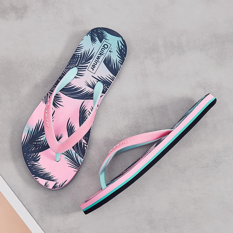 Women Flip Flops Soft Foam Sliders Slipper for Indoor  Outdoor Non-Slip Summer Slippers Slip Comfy_voghion.com