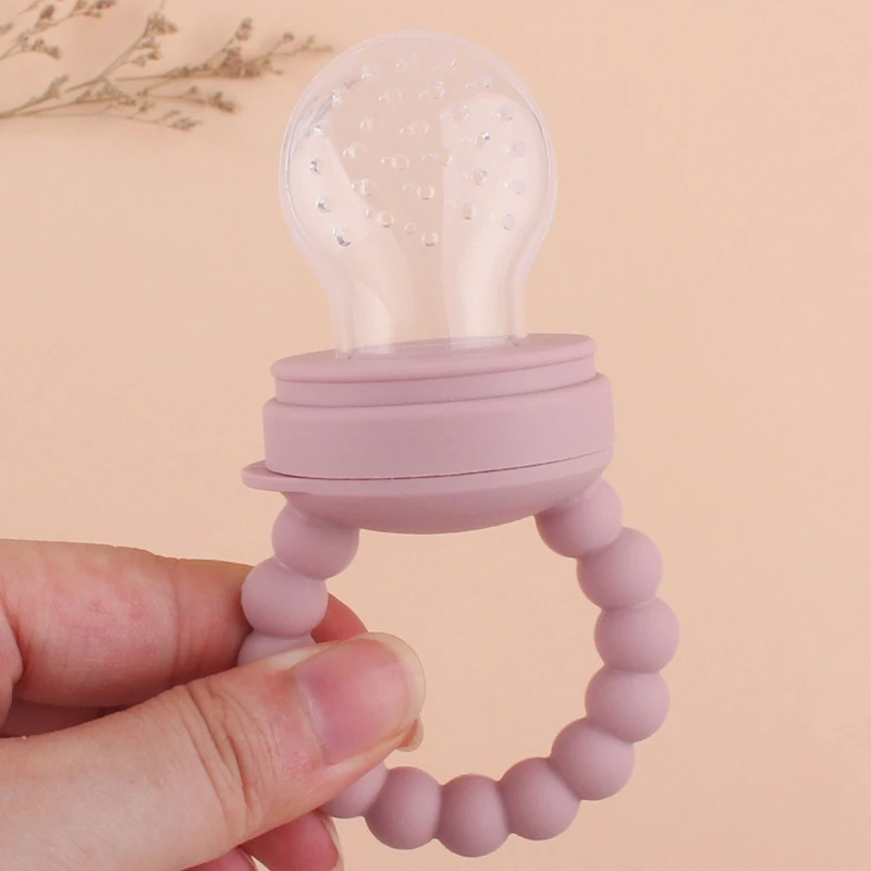 

Fashion Silicone Baby Pacifier Safety Silicone Fruit and Vegetable Fruit Bite Bag Baby Eat Fruit Supplement Dropshipping