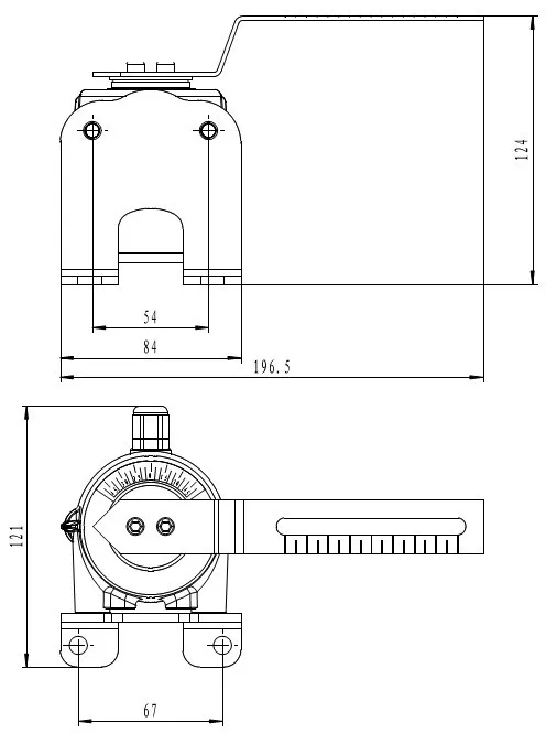 FD-6C Rudder Angle Indicator/RAI Complete Set(digital Signal NEMA 0183)