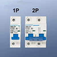 Disjoncteur 1P 2P DC 12V 24V 36V 48V 60V 72V 96V 120V, cellules solaires, batterie RV, interrupteur d'air 100A 125A 150A 200A 250A 4