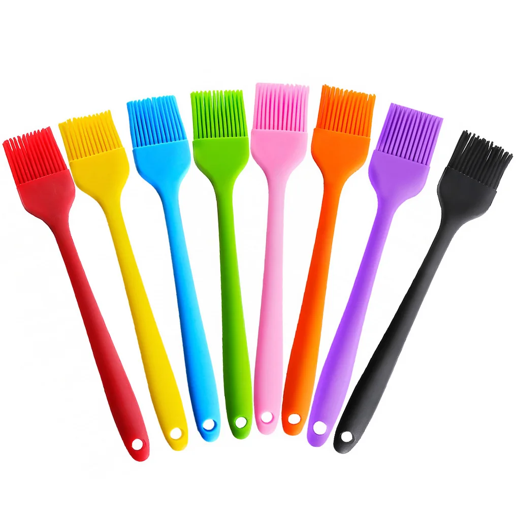 Flour pastry brush can be disassembled silicone cake brush Baking utensil  brush Kitchen brush Silicone oil brush barbecue brush - AliExpress