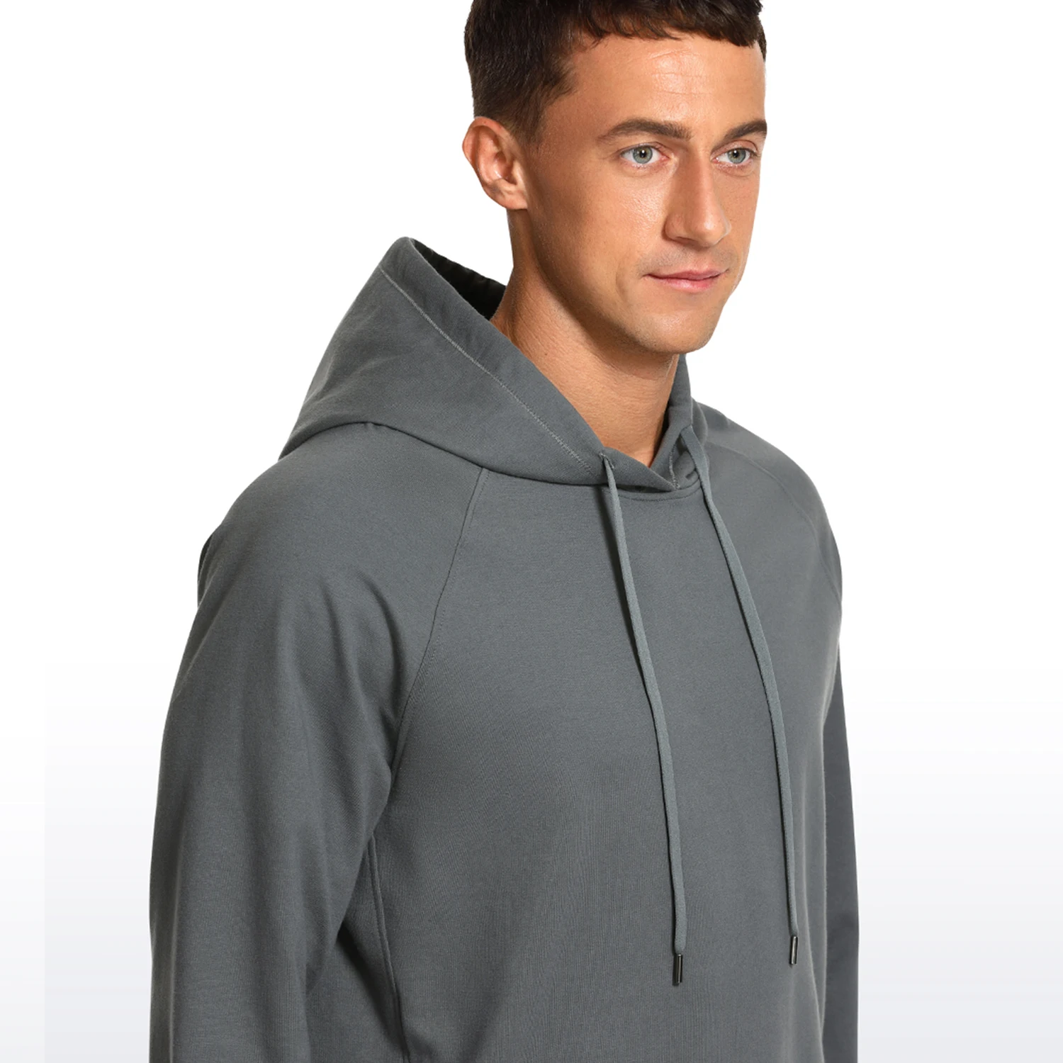 Winter Men's Pullover Long Sleeve Cotton Hoodies Loose Fit Quick Dry Casual Workout Hooded Sweatshirt Tops with Pockets winter sweatshirt men running tops