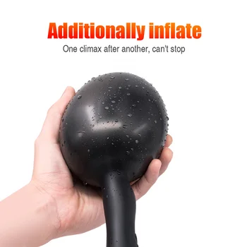 Super Large Anal Inflatable Vibrator Huge Big Dildo Anal Plug 10 Speed Dildo Pump Anal Dilator Expandable Butt Plug Anal Sex Toy 4