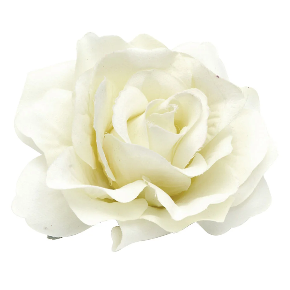 

5PCS 10CM Flower Hairpin Hair Clips Cloth Flower Brooch Alligator Hairpins Hair Barrettes Clamps Bridal Corsage