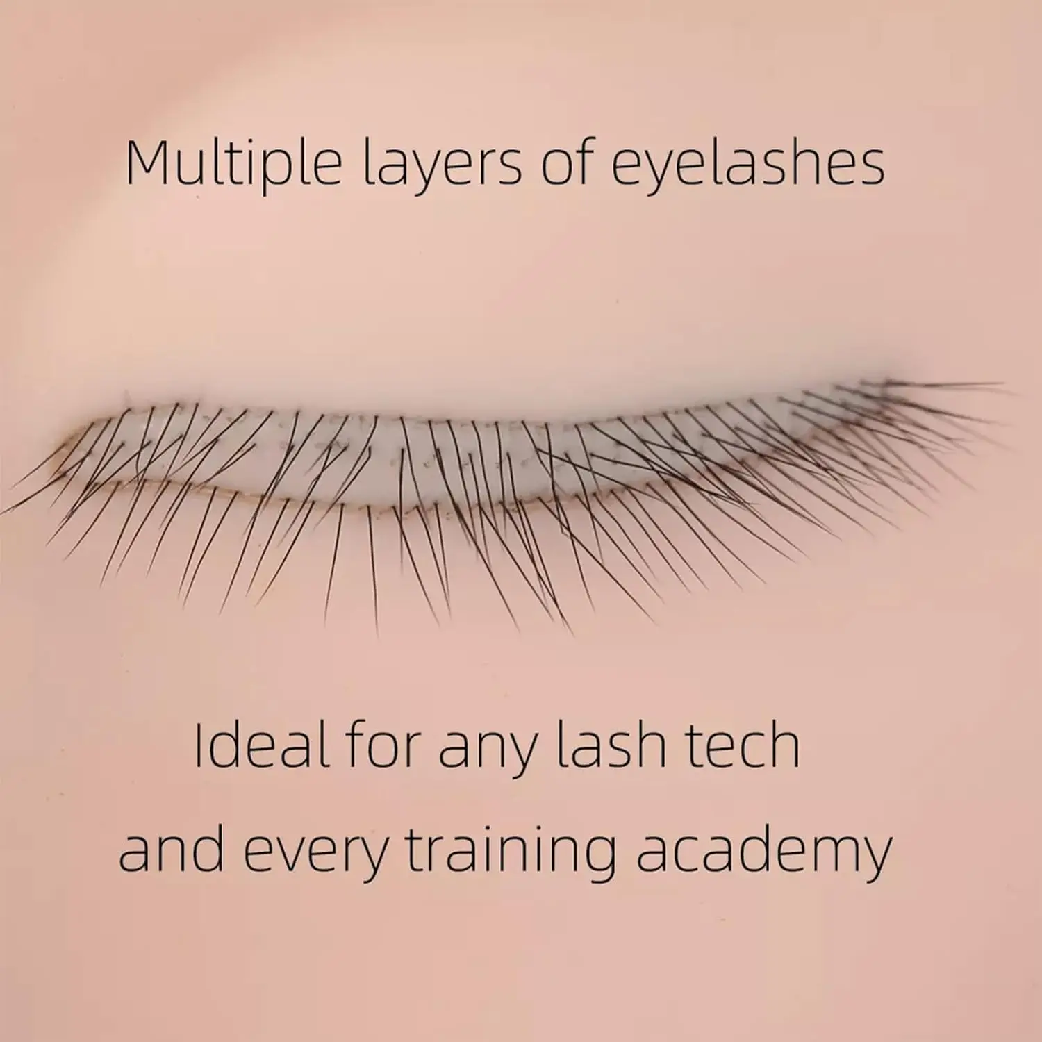 3중 속눈썹이 있는 메이크업 마네킹 헤드, 부드러운 실리콘 트레이닝 마네킹 얼굴 연습용 메이크업 속눈썹 연장