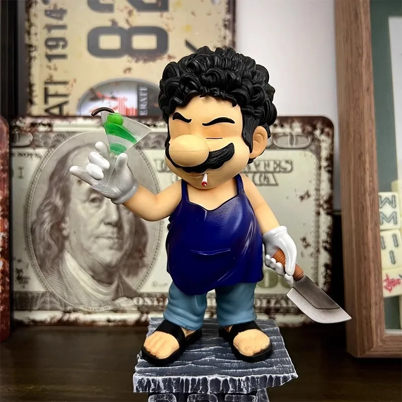 

Новый мультипликационный персонаж из игры в Марио 007, модный настольный домашний орнамент, фигурка, подарки на день рождения