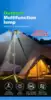 2024 NEW BRAND TOBY'S hot sell 100W led camping lamp vip 12 max Factory 12V/220V COB outdoor travel work camping light case 6